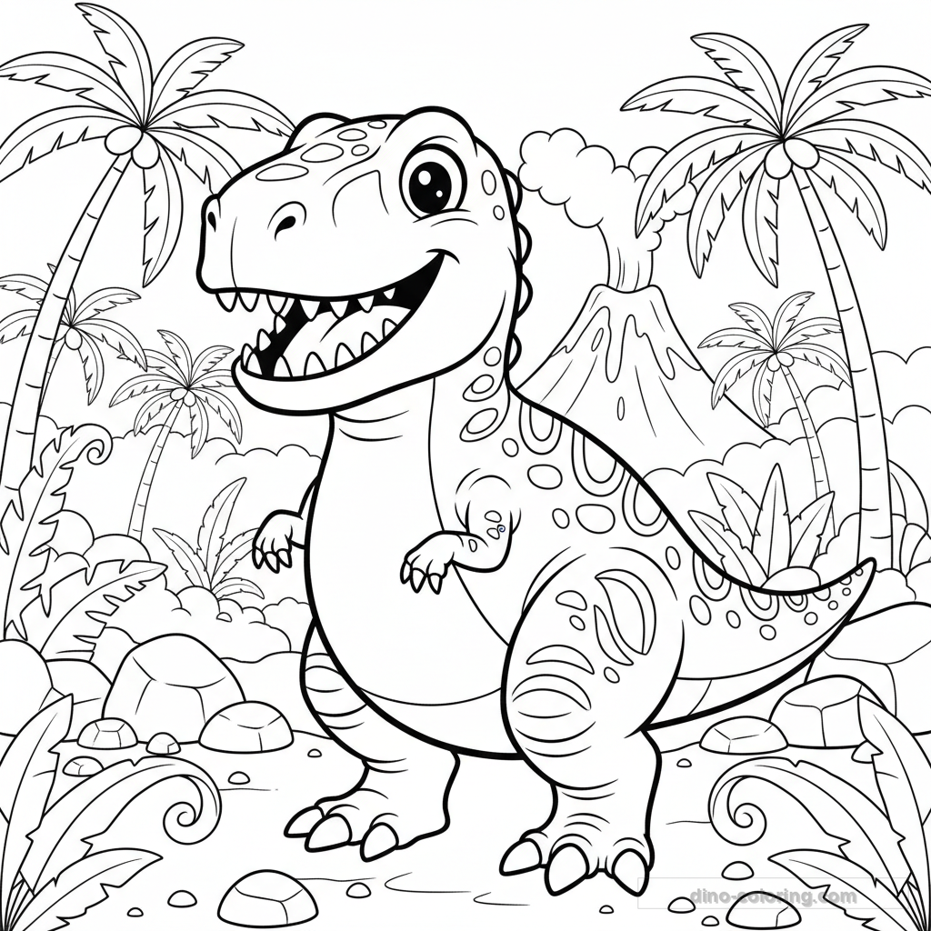 Sharp Teeth Allosaurus Ausmalbild #38