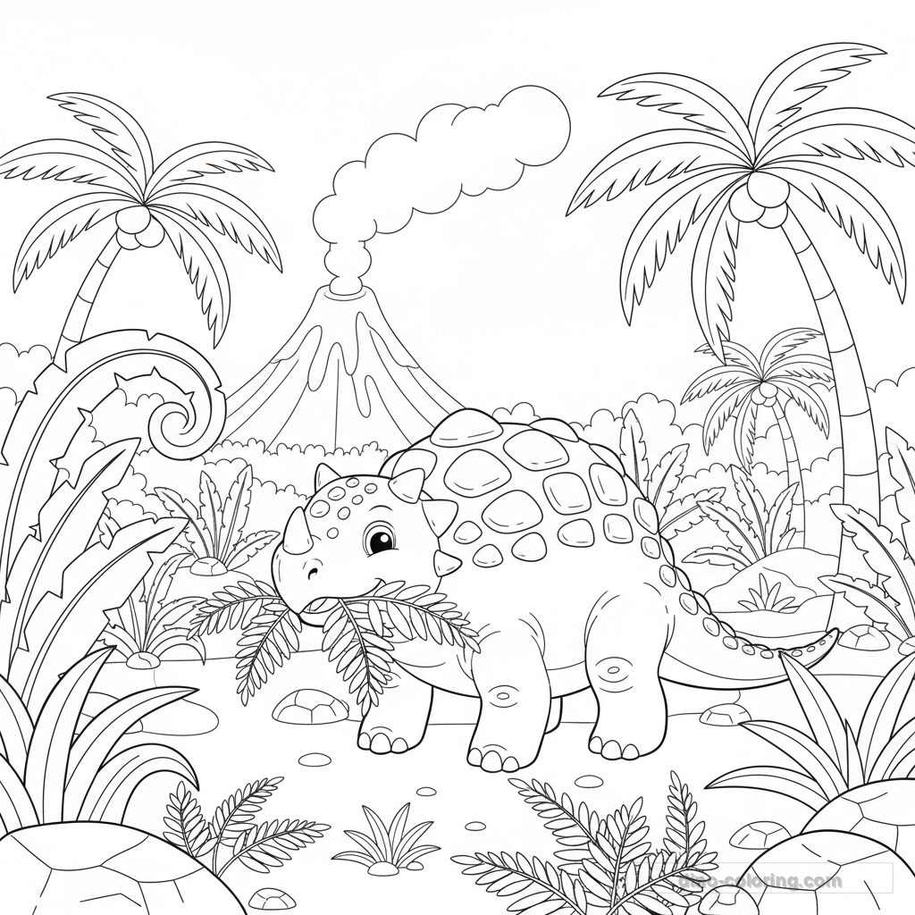 Ankylosaure Herbivore #12