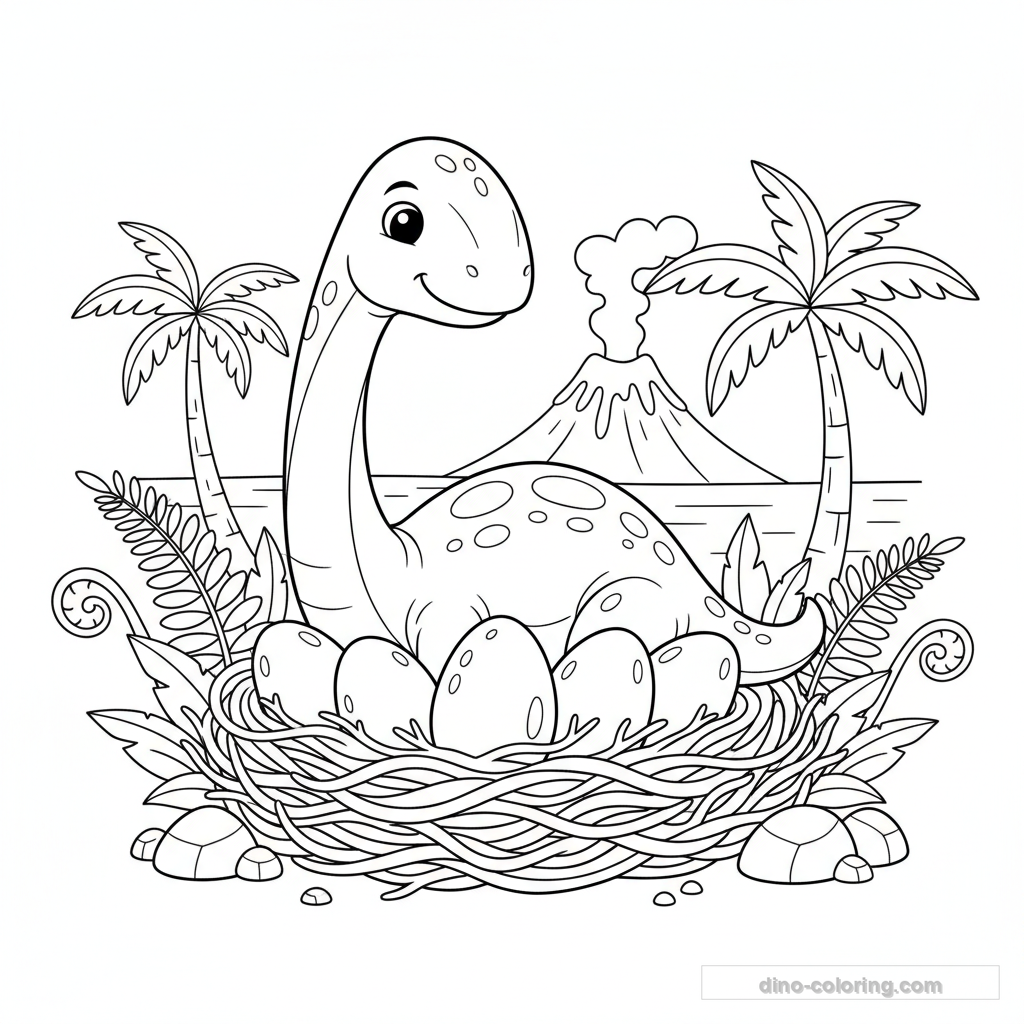 Dinosaur Egg Nest #3