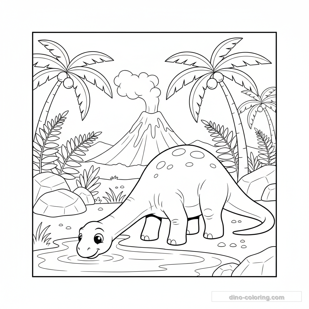 Diplodocus au Lac #43