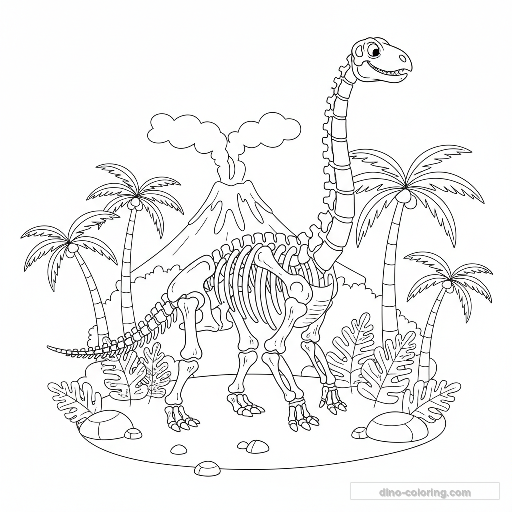 Squelette Fossile Complet #10