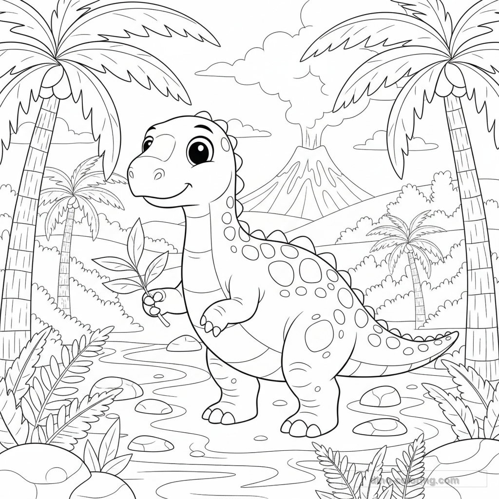 Iguanodon en Forêt #9
