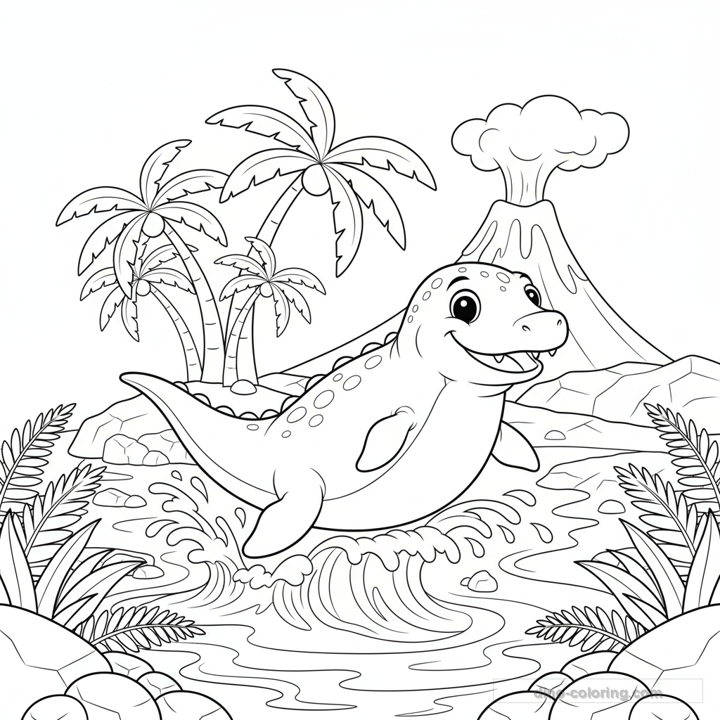 Mosasaure Sautant #9