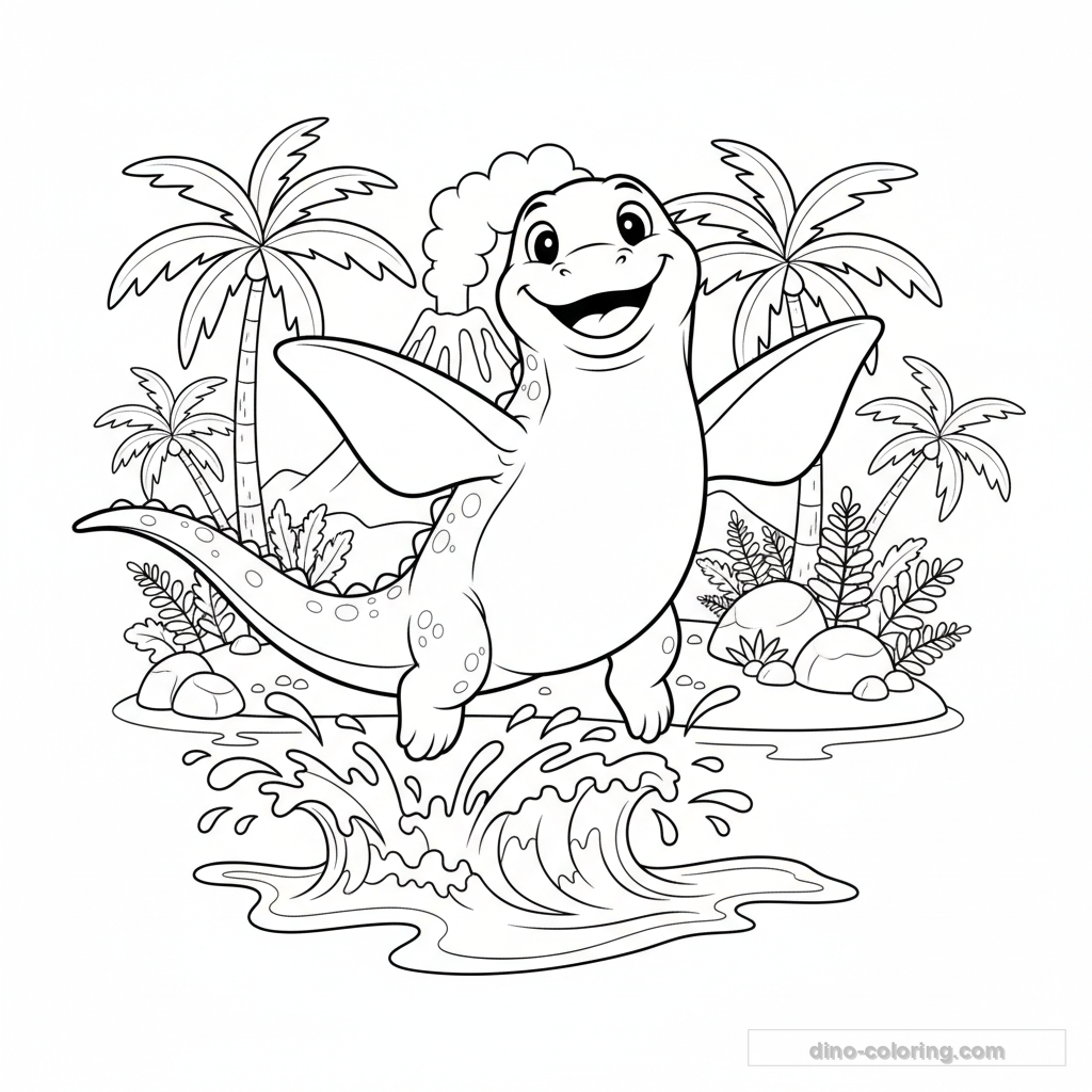 Mosasaure Sautant #2