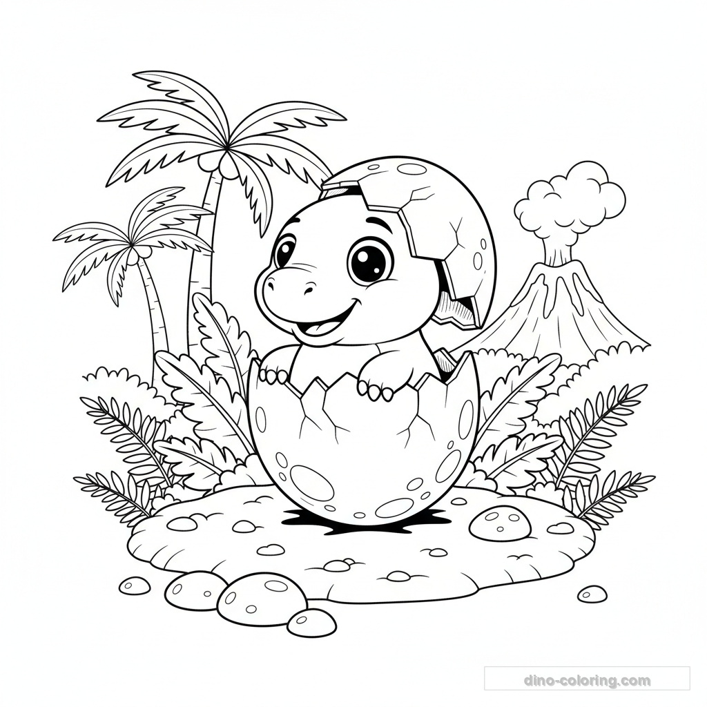 Oeuf de Dinosaure Éclos #4