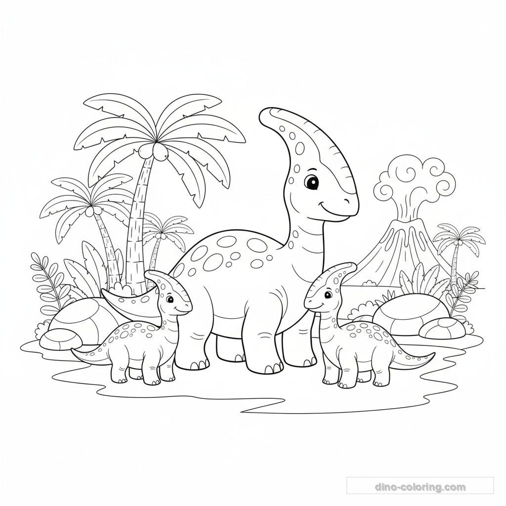 Famille Parasaurolophus #23