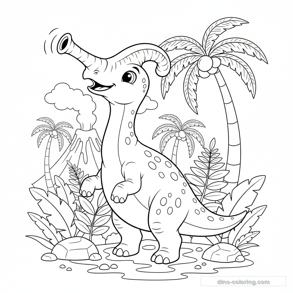 Parasaurolophus Chantant #10