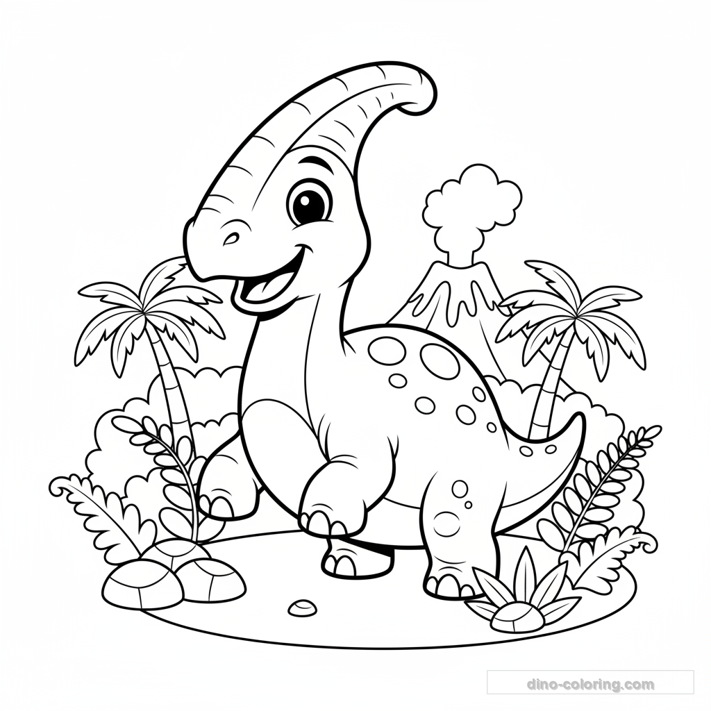 Parasaurolophus Amical #1