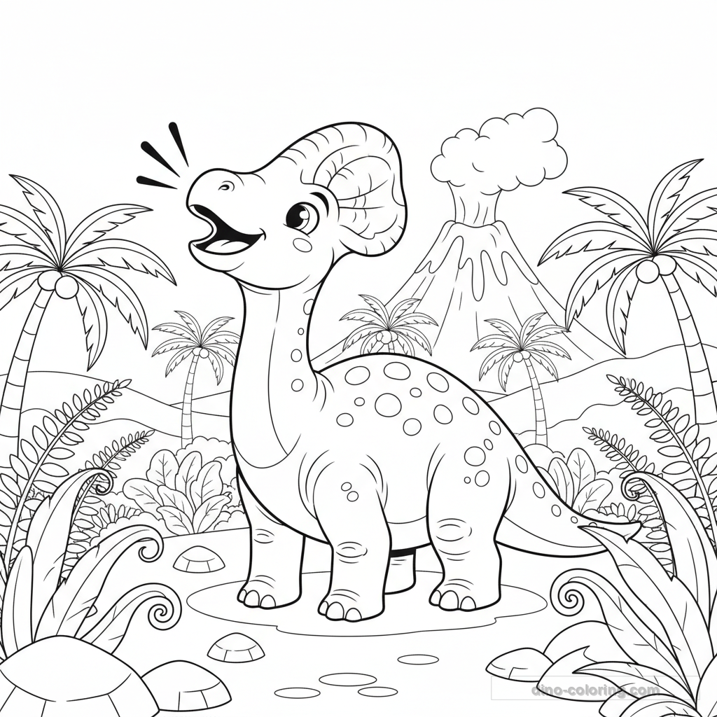 Parasaurolophus Chantant #3