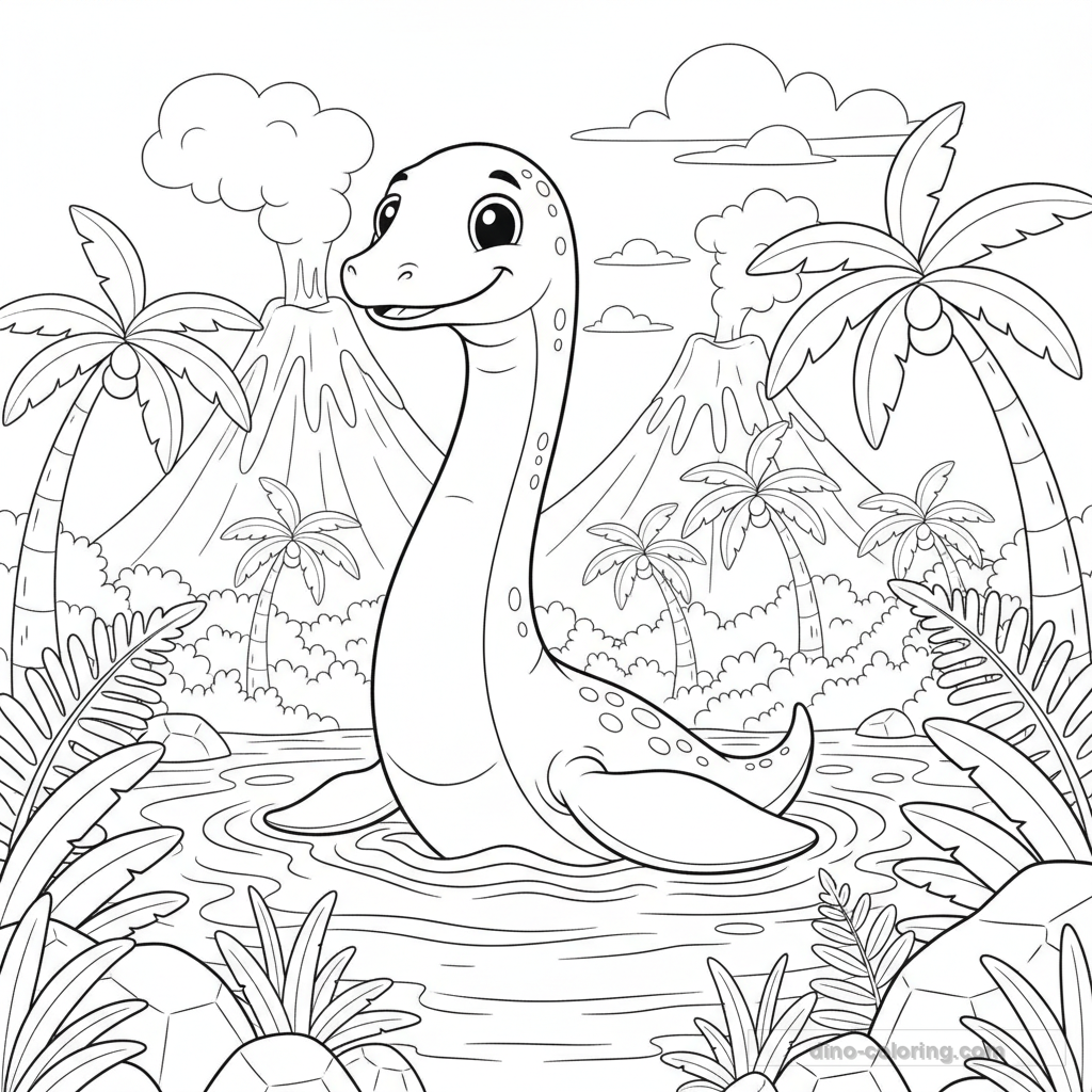 Plésiosaure à la Surface #7