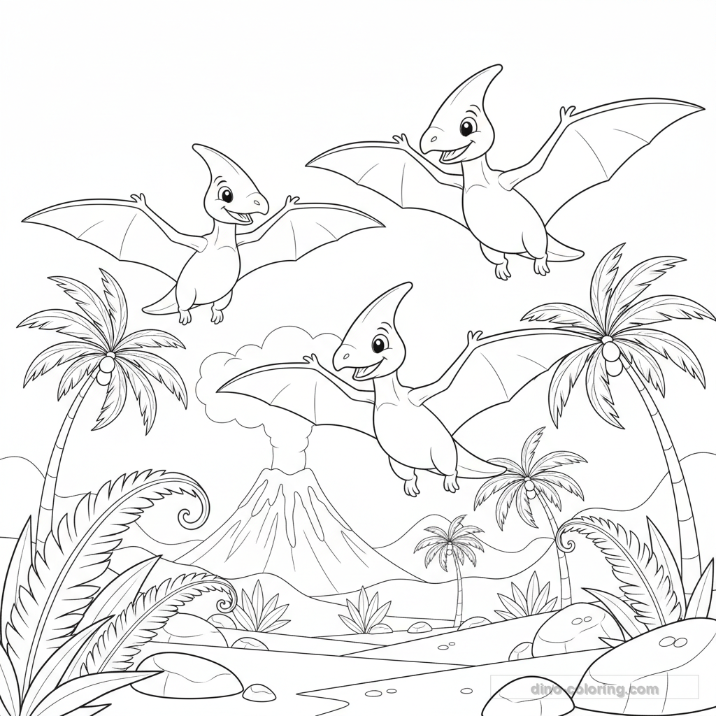 Vol de Ptéranodons #8