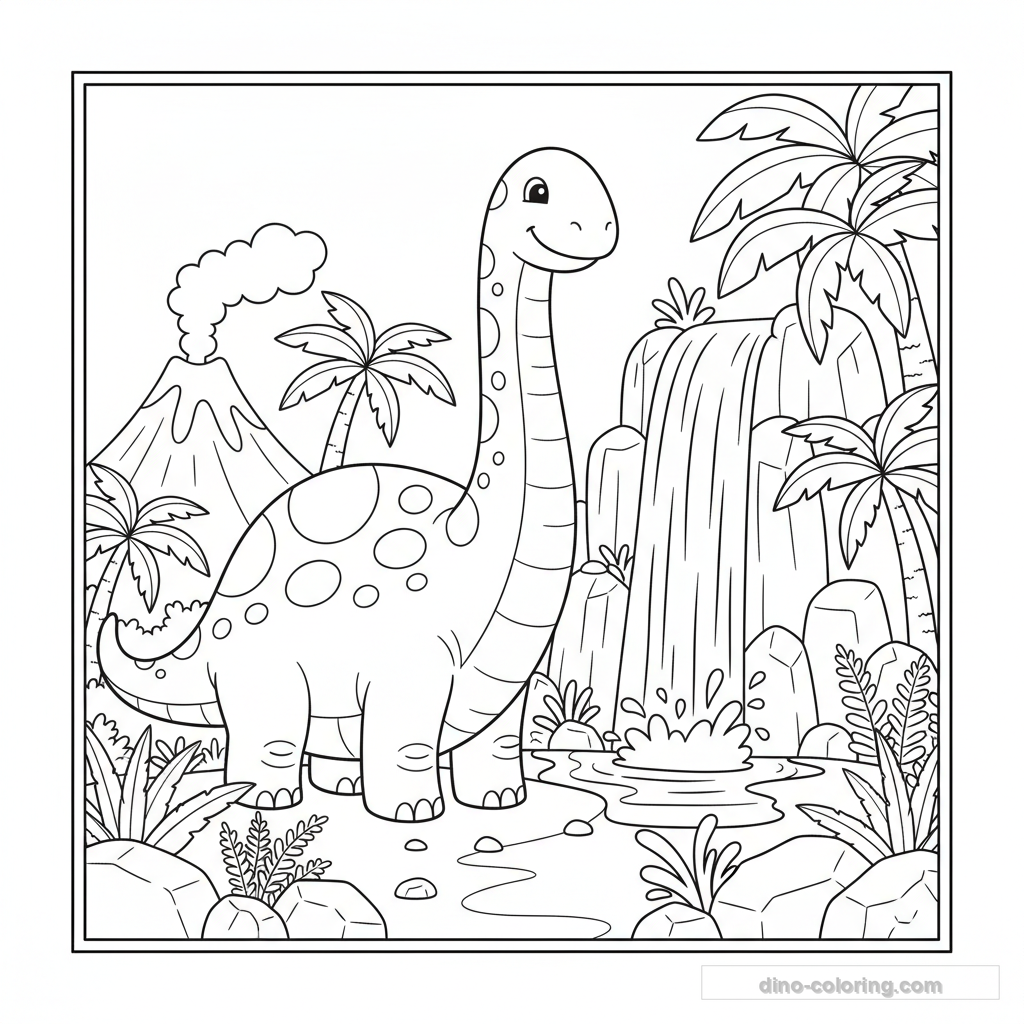 Dinosaures à la Cascade #1