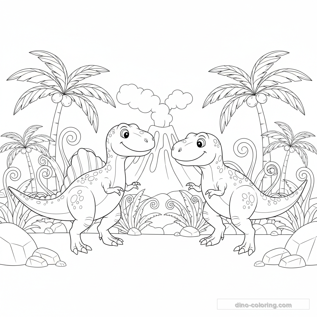 Spinosaure vs T-Rex #19