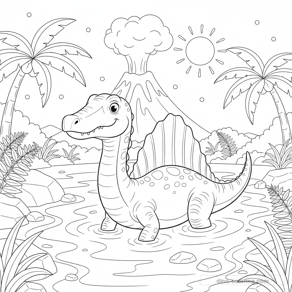 Swimming Spinosaurus #39