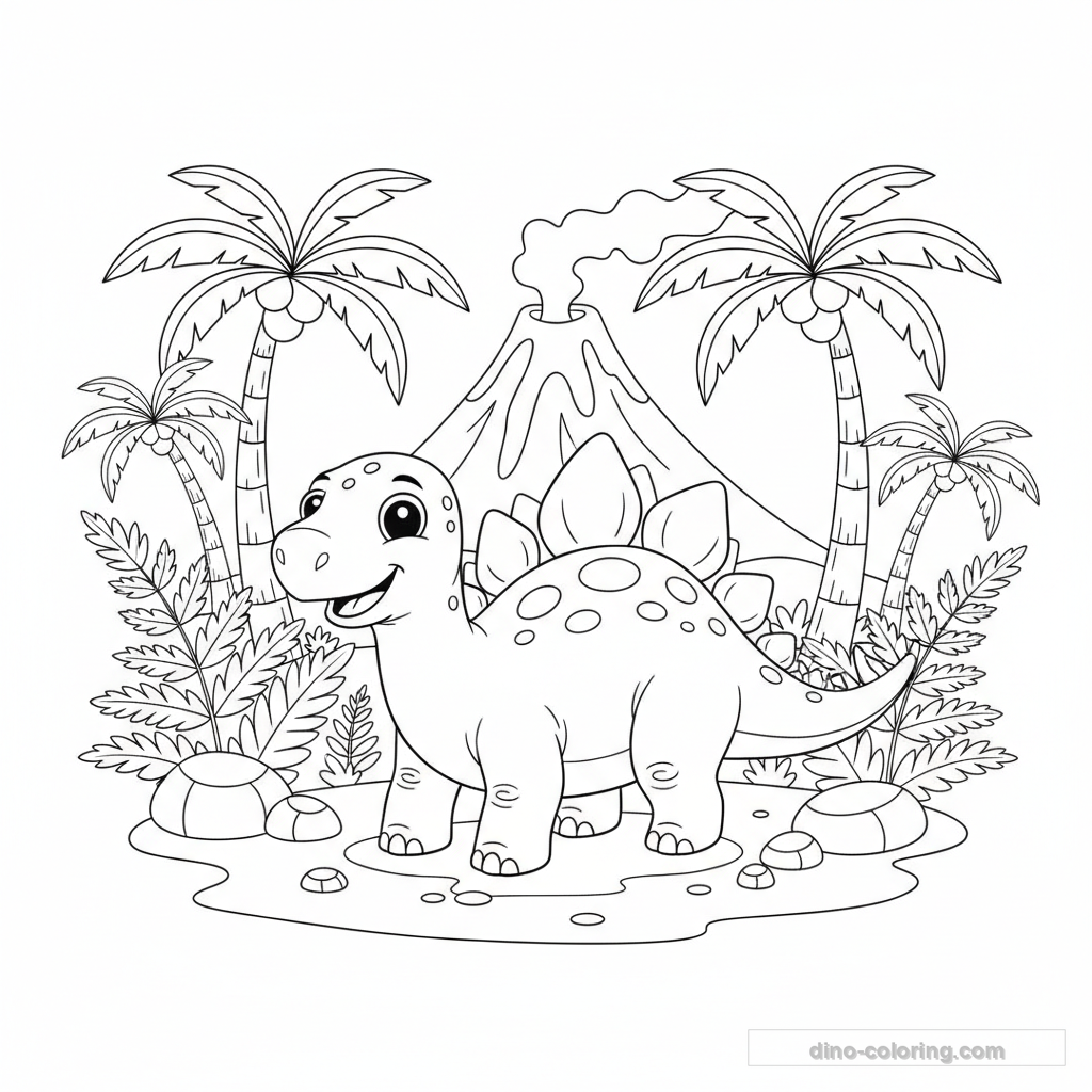 Friendly Stegosaurus #6