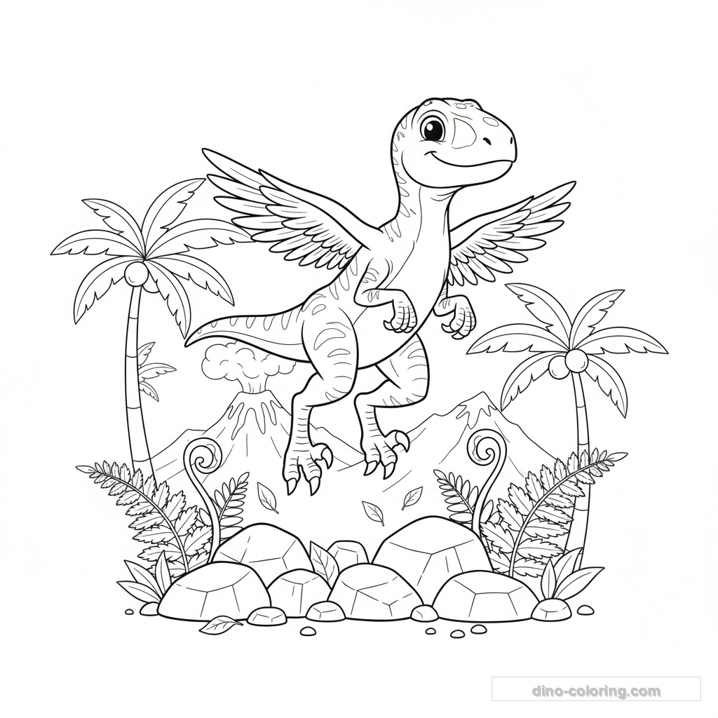 Vélociraptor Sautant #3