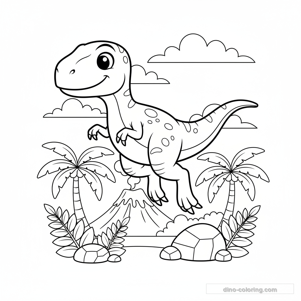 Vélociraptor Sautant #38